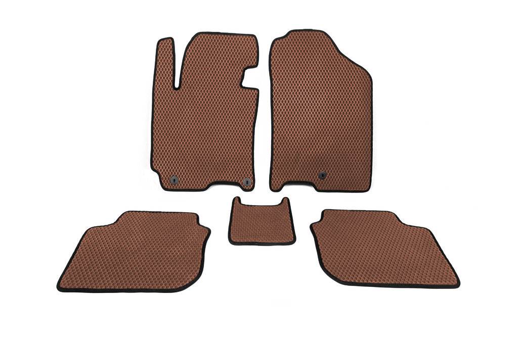 EVA mats (Brown) for Hyundai Elantra (MD/UD) 2011-2015 - Reelken Auto