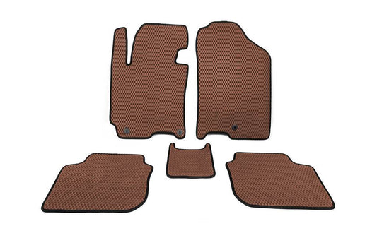 EVA mats (Brown) for Hyundai Elantra (MD/UD) 2011-2015 - Reelken Auto