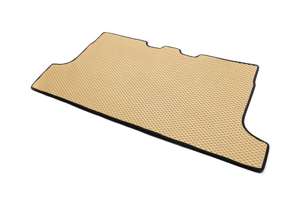 Trunk mat Short (EVA, Beige) for Nissan Patrol Y60 1988-1997 - Reelken Auto