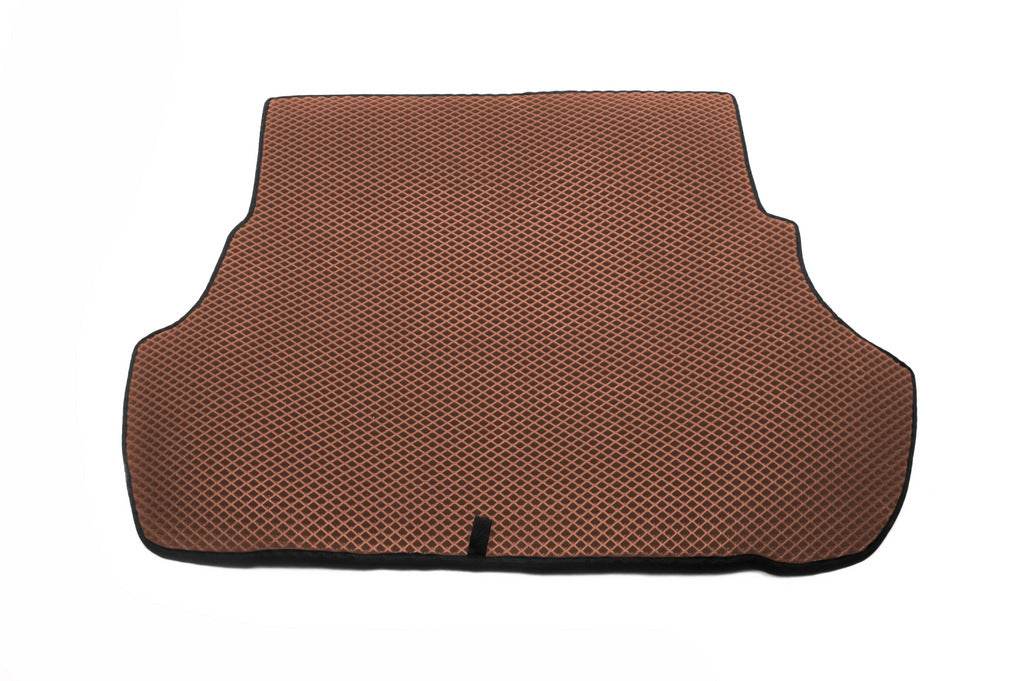 Trunk mat (EVA, Brown) for Mitsubishi Lancer X 2008↗ - Reelken Auto
