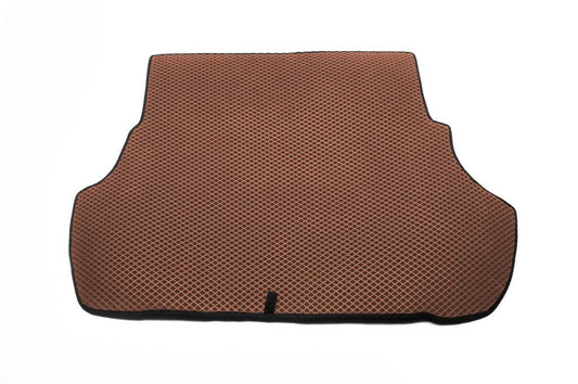 Trunk mat (EVA, Brown) for Mitsubishi Lancer X 2008↗ - Reelken Auto