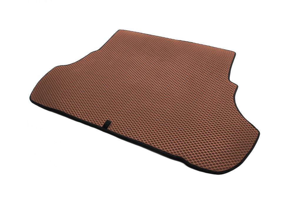Trunk mat (EVA, Brown) for Mitsubishi Lancer X 2008↗ - Reelken Auto