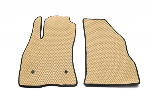 EVA mats (beige, front) for Fiat Doblo II 2010-2022 - Reelken Auto