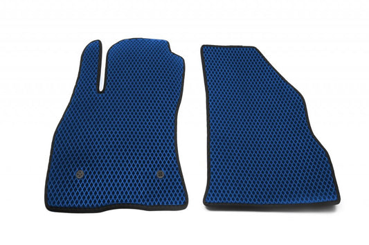 EVA Floor Mats (blue, front) for Fiat Doblo II 2010-2022 - image 1