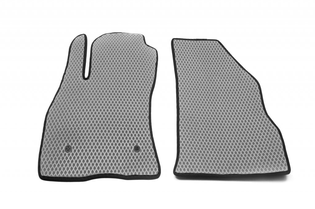 EVA Floor Mats (grey, front) for Fiat Doblo II 2010-2022 - image 1