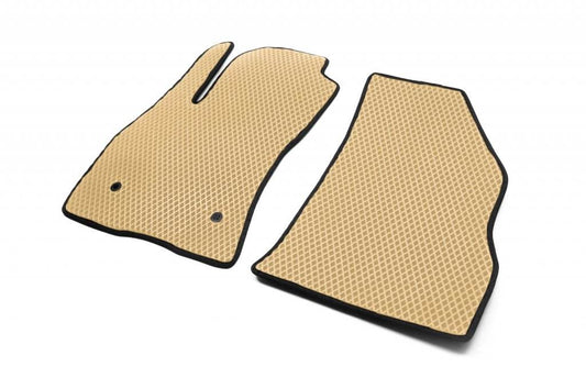 EVA mats (beige, front) for Fiat Doblo II 2010-2022 - Reelken Auto