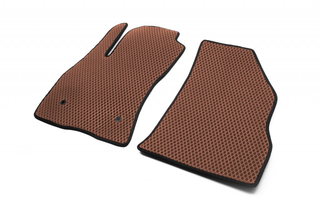 EVA Floor Mats (brick red, front) for Fiat Doblo II 2010-2022 - image 6