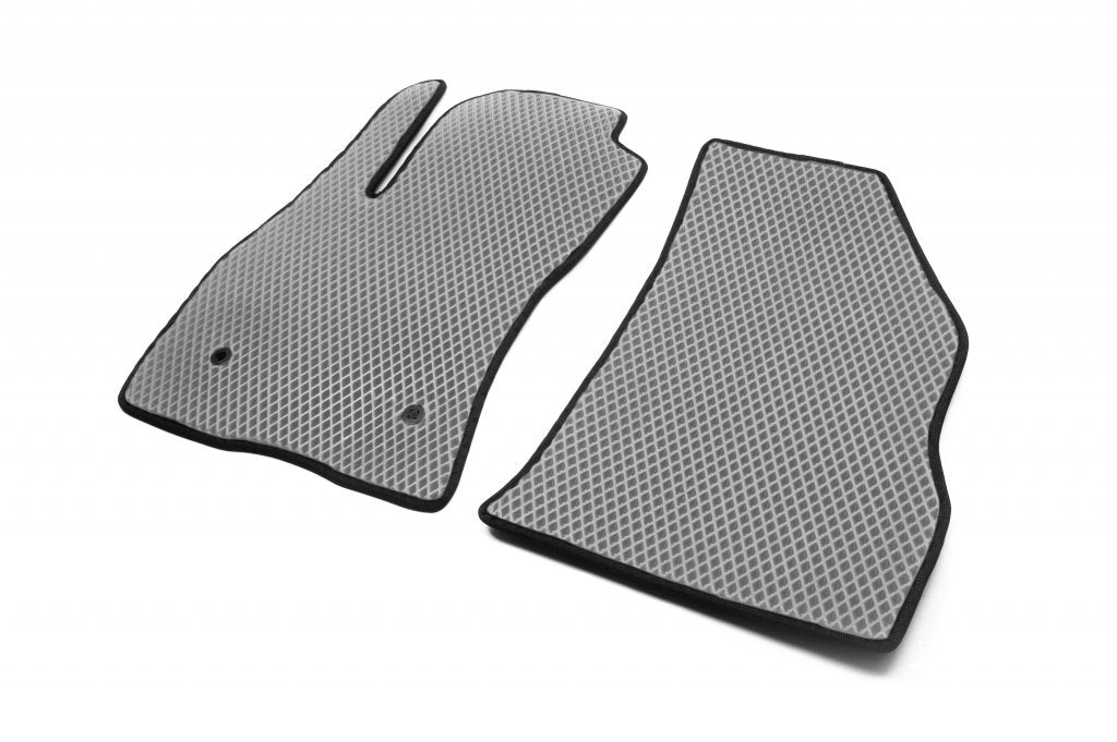 EVA Floor Mats (grey, front) for Fiat Doblo II 2010-2022 - image 2