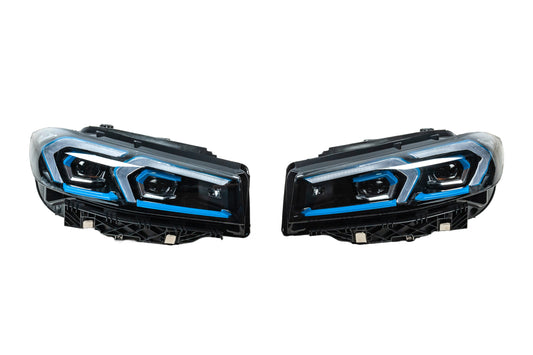 Front Headlights Laser 2023+ (2 pcs) for BMW 3 Series G20/G21 2018- - image 1