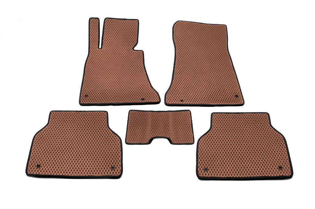 EVA Floor Mats (Brown) for BMW 5 Series E-39 1996-2003 - image 1