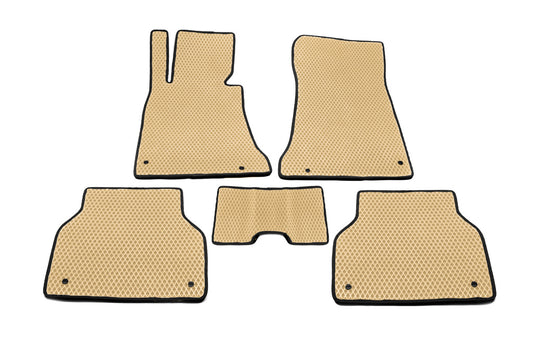 EVA Floor Mats (Beige) for BMW 5 Series E39 1996-2003 - image 1