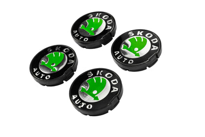 Wheel center caps 56/51mm sk5651 (4 pcs) for Skoda - image 2