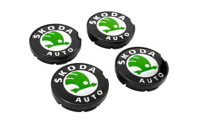 Wheel center caps 56/51mm sk5651 (4 pcs) for Skoda - image 3