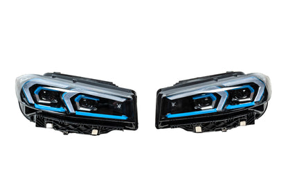 Front Headlights Laser 2023+ (2 pcs) for BMW 3 Series G20/21 2018- - image 3
