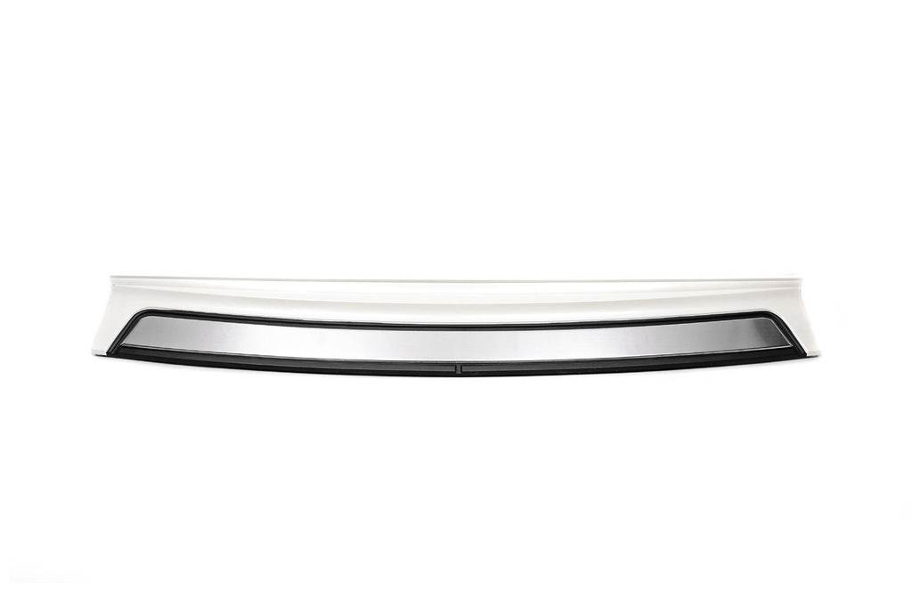 Rear bumper insert 2016+ (ABS + stainless) for Toyota Land Cruiser 200 - Reelken Auto