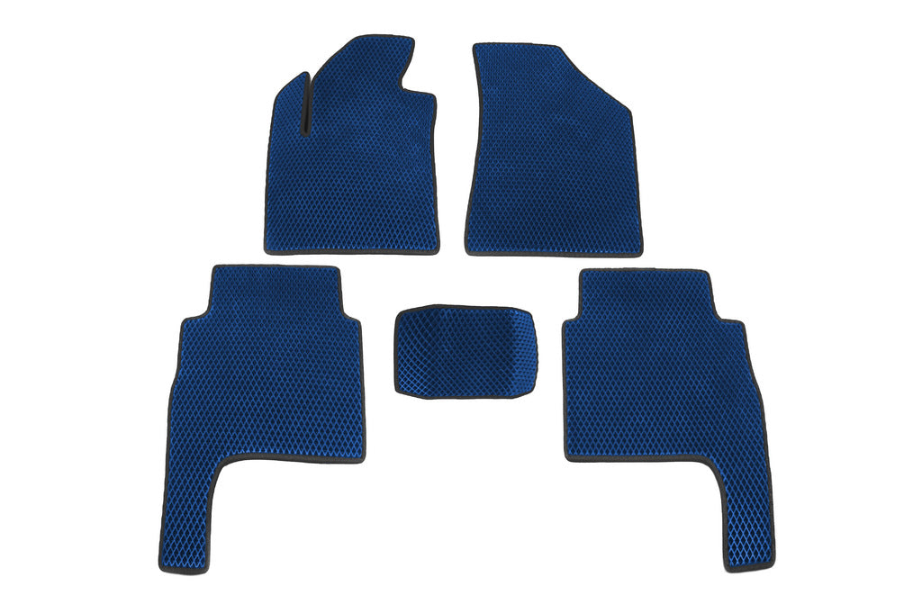 EVA Floor Mats (Blue) for Hyundai Santa Fe 2 2006-2012 - image 1