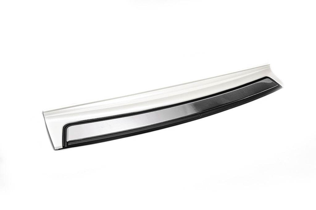 Rear bumper insert 2016+ (ABS + stainless) for Toyota Land Cruiser 200 - Reelken Auto