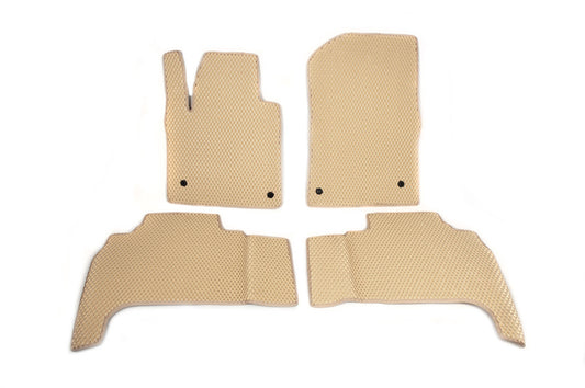 Polyurethane EVA Floor Mats (2007-2012, beige) for Toyota Land Cruiser 200 2007-2021 - image 2