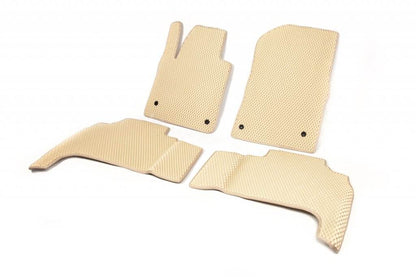 Polyurethane rugs (2008-2012, EVA, beige) for Lexus LX570/450d - Reelken Auto