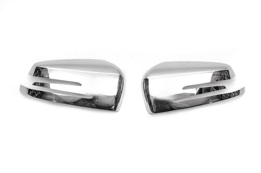 Mirror covers (2 pieces, stainless steel) for Mercedes E-class W212 2009-2016 - Reelken Auto