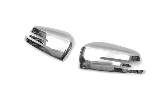 Mirror covers (2 pieces, stainless steel) for Mercedes E-class W212 2009-2016 - Reelken Auto