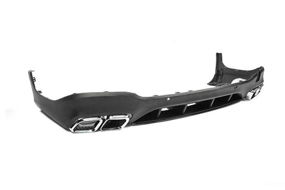 Rear diffuser with Silver inserts (AMG63 Design) for Mercedes GLC X253 - image 4