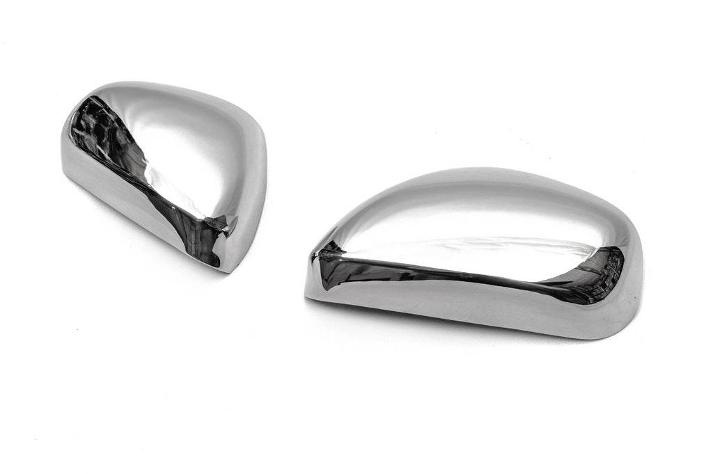 Covers for mirrors (2 pcs., stainless steel) Carmos for Alfa Romeo Mito - Reelken Auto