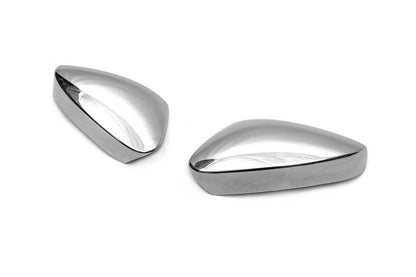 Covers for mirrors (2 pcs., stainless steel) Carmos for Skoda Karoq - Reelken Auto