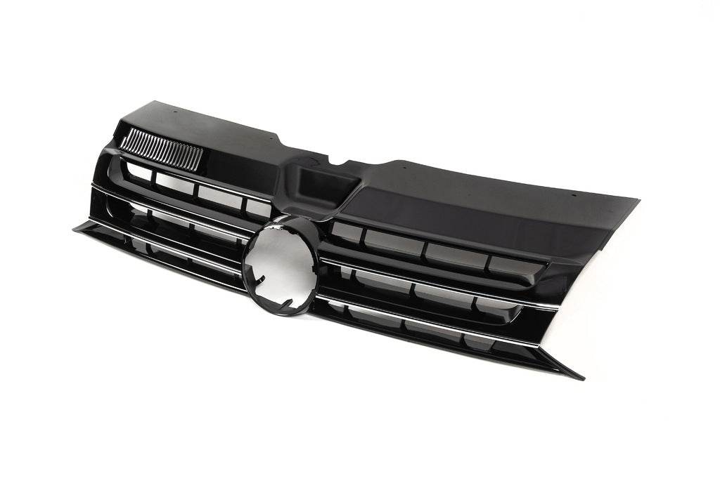 Front grill Black gloss (under the emblem) for Volkswagen T5 2010-2015 - Reelken Auto