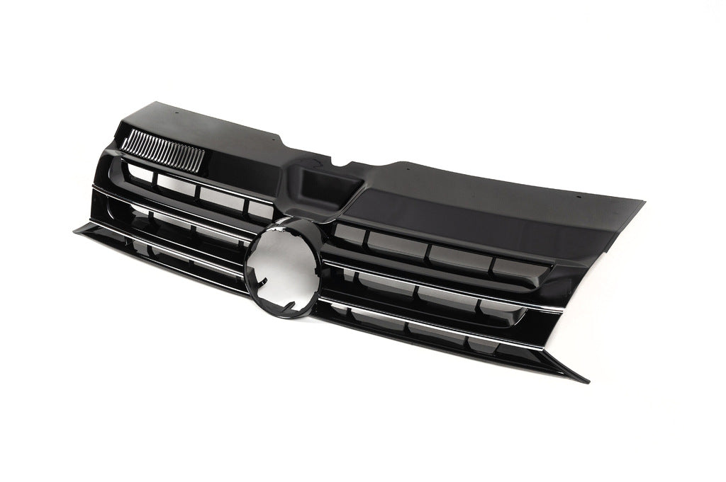 Front Grille Gloss Black (for Emblem) for Volkswagen T5 2010-2015 - image 2