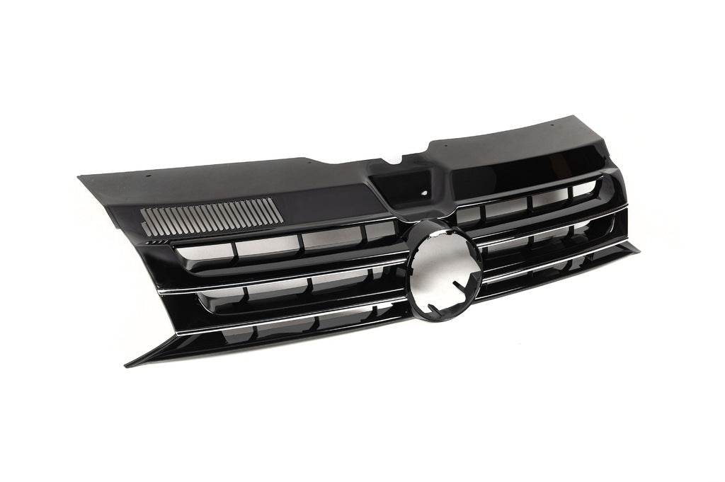 Front grill Black gloss (under the emblem) for Volkswagen T5 2010-2015 - Reelken Auto