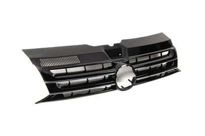 Front Grille Gloss Black (for Emblem) for Volkswagen T5 2010-2015 - image 3