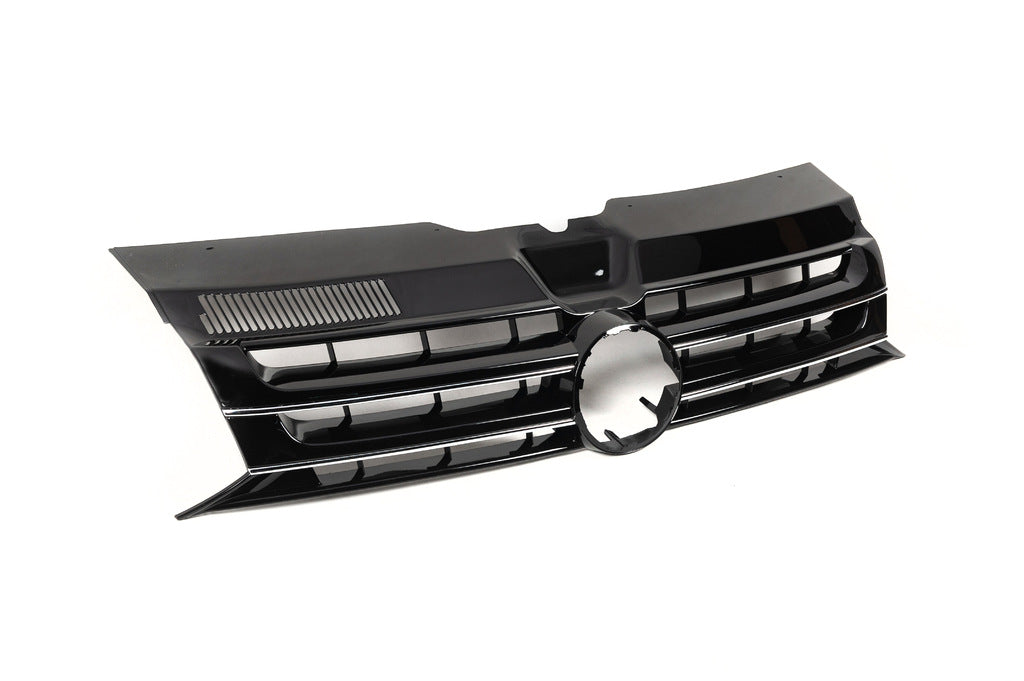 Front Grille Gloss Black (for Emblem) for Volkswagen T5 2010-2015 - image 3