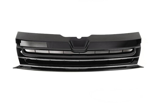 Front grill Black gloss (no emblem) for Volkswagen T5 2010-2015 - Reelken Auto