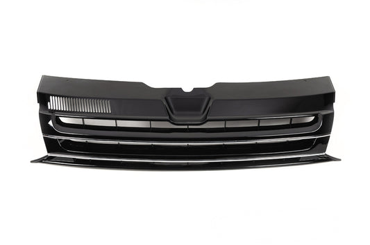 Front Grille Gloss Black (without Emblem) for Volkswagen T5 2010-2015 - image 1