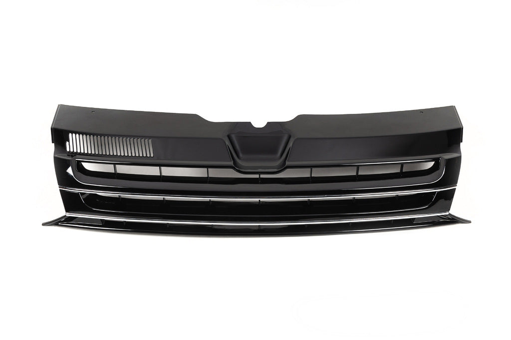 Front Grille Gloss Black (without Emblem) for Volkswagen T5 2010-2015 - image 1