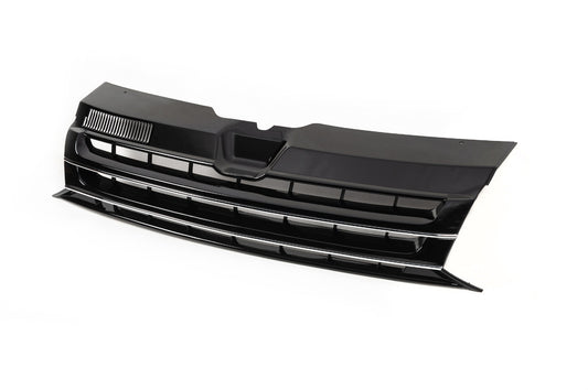 Front Grille Gloss Black (without Emblem) for Volkswagen T5 2010-2015 - image 2