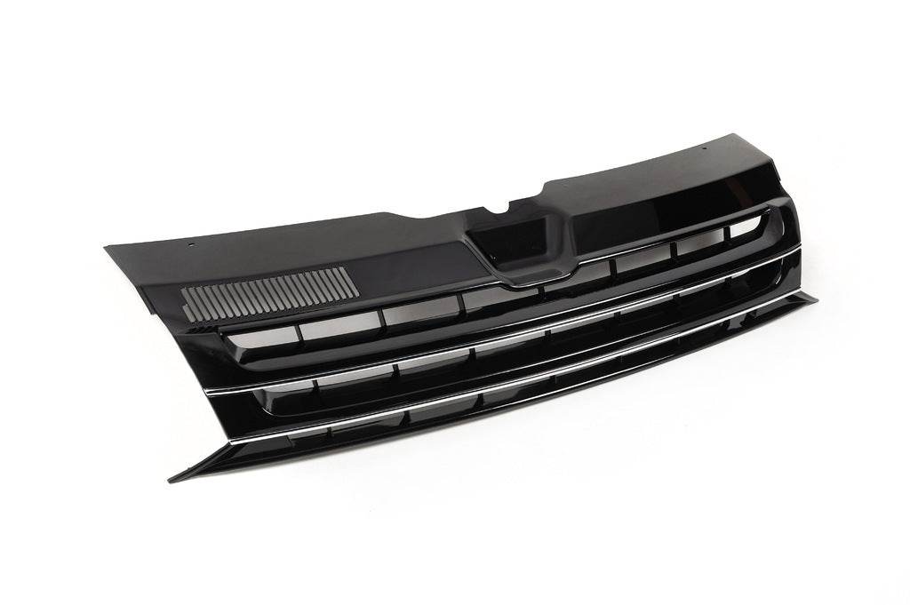 Front grill Black gloss (no emblem) for Volkswagen T5 2010-2015 - Reelken Auto