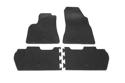 Rubber Floor Mats (4 pcs, Doma) for Peugeot Partner Tepee 2008-2018 - image 1