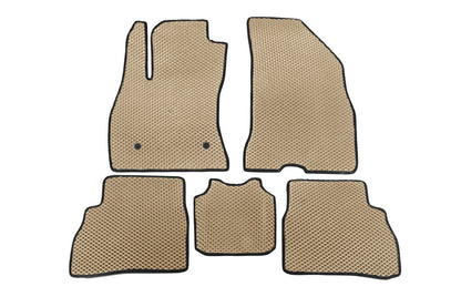 EVA Floor Mats (Beige) for Fiat Doblo II 2010-2022 - image 1