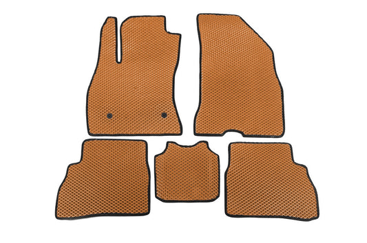EVA Floor Mats (Orange) for Fiat Doblo II 2010-2022 - image 2