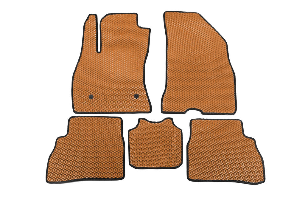 EVA Floor Mats (Orange) for Fiat Doblo II 2010-2022 - image 2