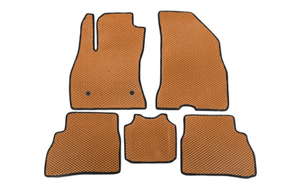 EVA Floor Mats (Orange) for Fiat Doblo II 2010-2022 - image 2