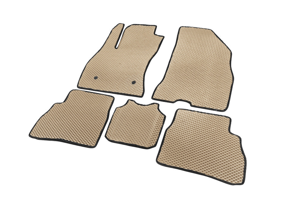 EVA Floor Mats (Beige) for Fiat Doblo II 2010-2022 - image 2