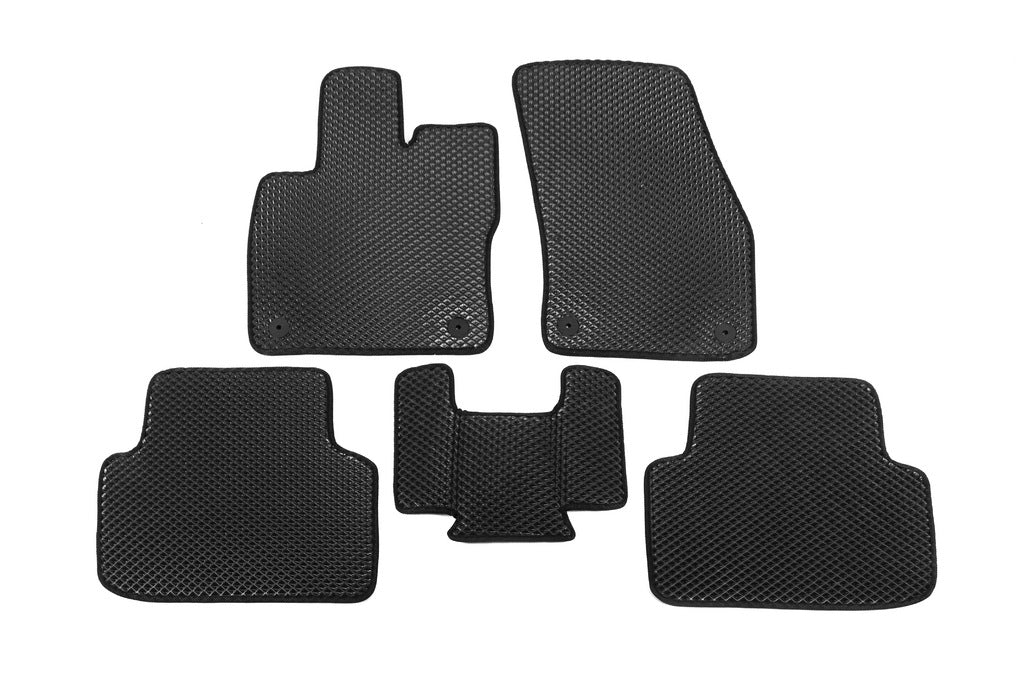 EVA Floor Mats (Black) for Volkswagen Golf Sportsvan 2014-2020 - image 3