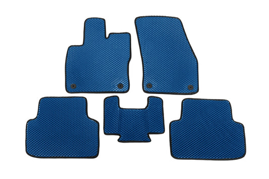 EVA Floor Mats (Blue) for Volkswagen Golf Sportsvan 2014-2020 - image 1