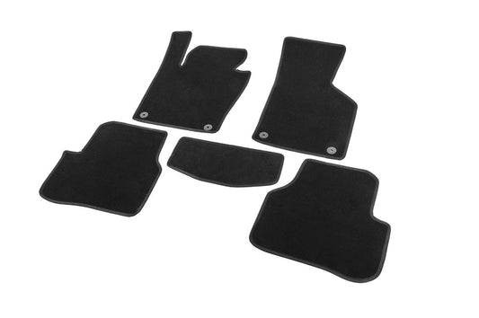 Textile Floor Mats Classic (black) for Volkswagen Passat B6 2006-2012 - image 2