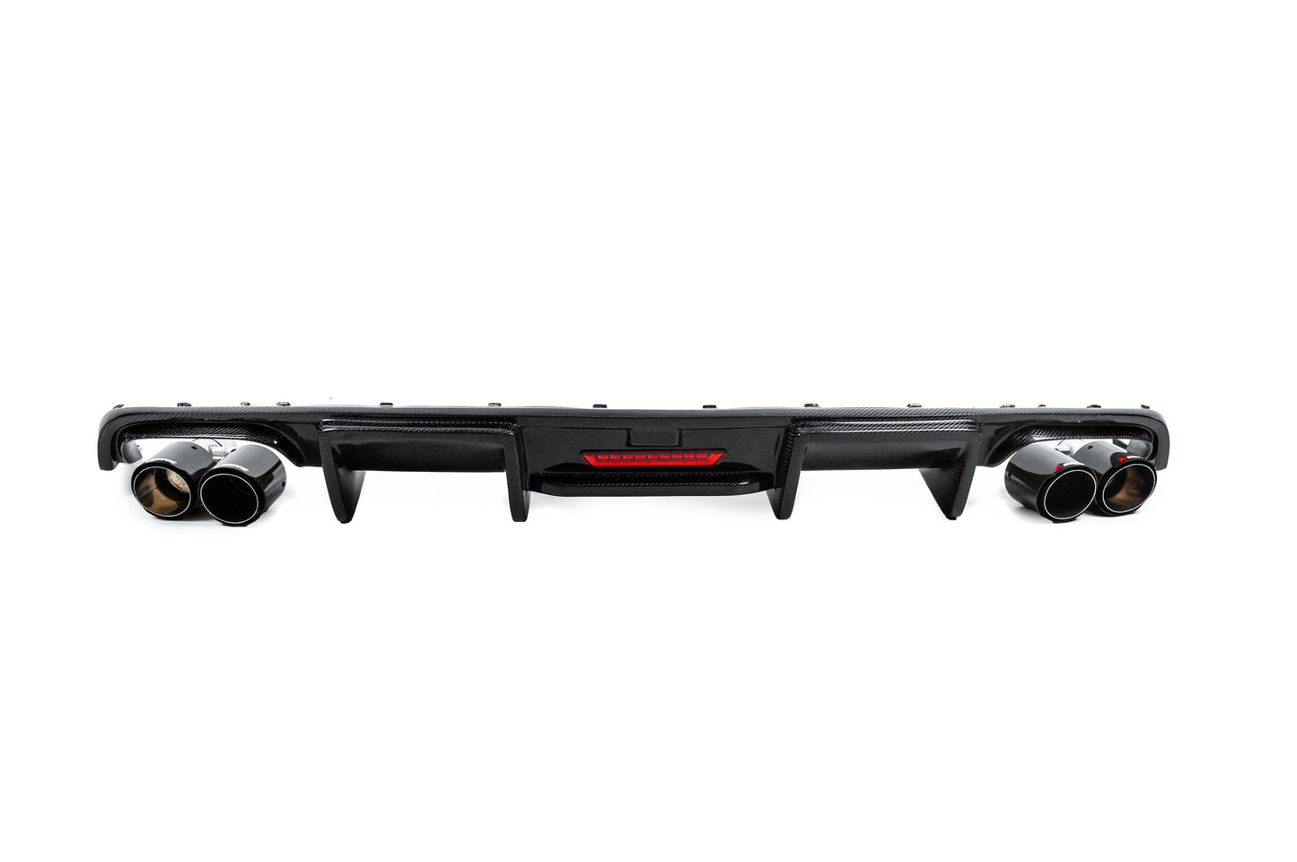 Rear Bumper Diffuser Carbon (for S-Line 2014-2018) for Audi A6 C7 2011-2017 - image 6