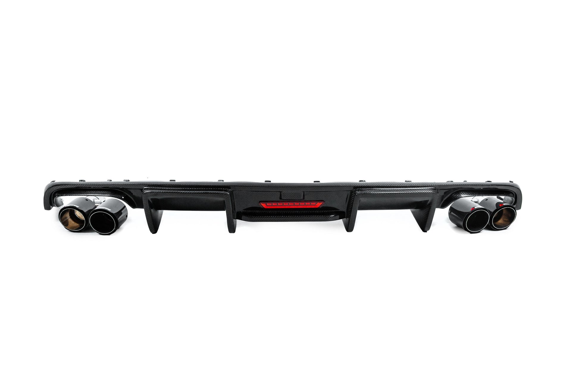 Rear Bumper Diffuser Carbon (for S-Line 2014-2018) for Audi A6 C7 2011-2017 - image 6