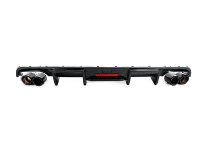 Rear Bumper Diffuser Carbon (for S-Line 2014-2018) for Audi A6 C7 2011-2017 - image 6